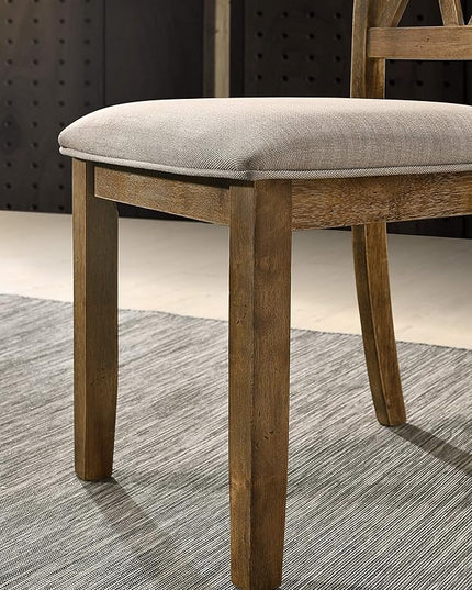 NicBex Haerin-SD-00149-LWJ Dining Chairs, 20"x19"x38", Brown - LeafyLoom