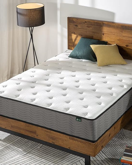 ZINUS 10 Inch Support Plus Pocket Spring Hybrid Mattress, Full, Strong Coils for Durable Support, Pocket Innersprings for Motion Isolation, Mattress in A Box - LeafyLoom