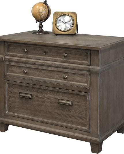 Martin Furniture Lateral File, Weathered Dove - LeafyLoom