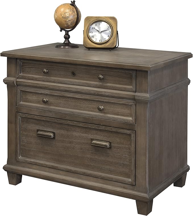Martin Furniture Lateral File, Weathered Dove - LeafyLoom