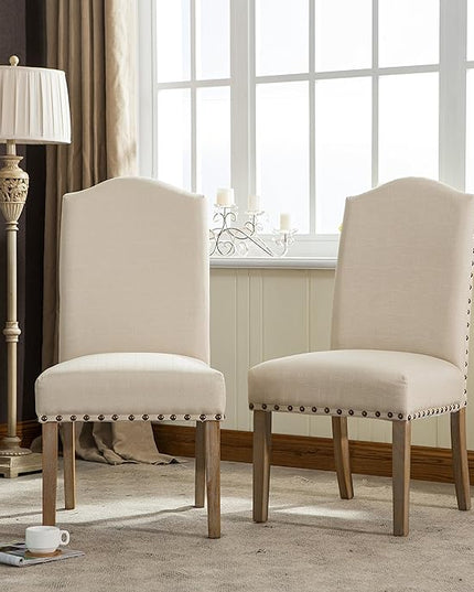 NicBex Haerin-SD-00154-LWJ Dining Chairs, 25"x20"x41", Beige - LeafyLoom
