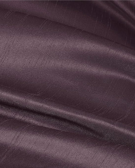 Madison Park Amherst Faux Silk Comforter Set-Casual Contemporary Design All Season Down Alternative Bedding, Matching Shams, Bedskirt, Decorative Pillows, Queen (90 in x 90 in), Purple, 7 Piece - LeafyLoom