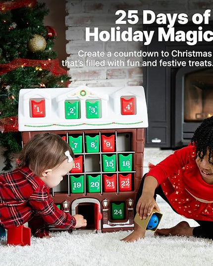 Step2 My First Advent Calendar, Kids Interactive Christmas Toy, 25 Large Refillable Bins, Hide Surprises for Holiday Excitement, for Toddlers 1+ Years Old - LeafyLoom