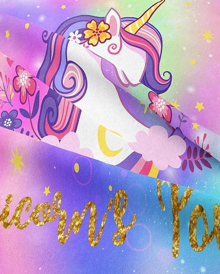 Tailor Shop Unicorn Comforter Sets Full Size,Unicorn Bedding Sets for Girls Kids Teens with 2 Pillowcase… - LeafyLoom