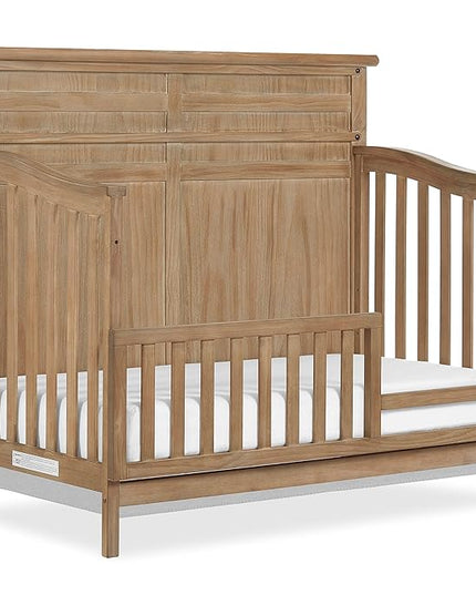 Evolur Andorra Convertible Crib Toddler Guard Rail I Full Assembly I Lasting Quality - LeafyLoom