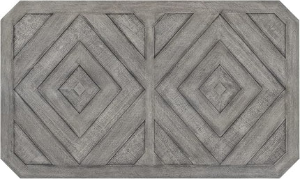 6-Piece Pattern Tabletop Dining Table Set with 4 Soft Cushion Chairs & Bench for Kitchen, Breakfast Nook, Living Room, 60" L x 36" W x 30.3" H, Gray(Beautiful Wood Grain) - LeafyLoom