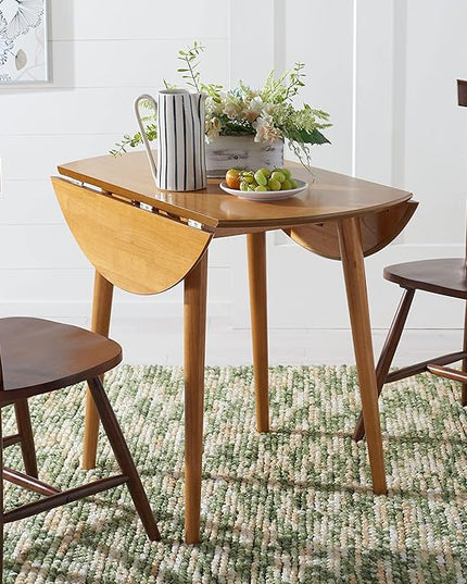 Safavieh Home Collection DTB1401 Table, Light Oak - LeafyLoom