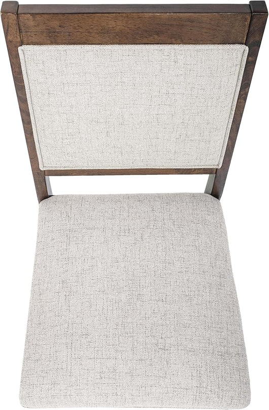 HomePop Classic Parsons Dining Chairs, Neutral Textured Solid (Set of 2) - LeafyLoom
