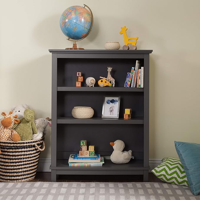 DaVinci Autumn Bookcase/Hutch in Slate - LeafyLoom