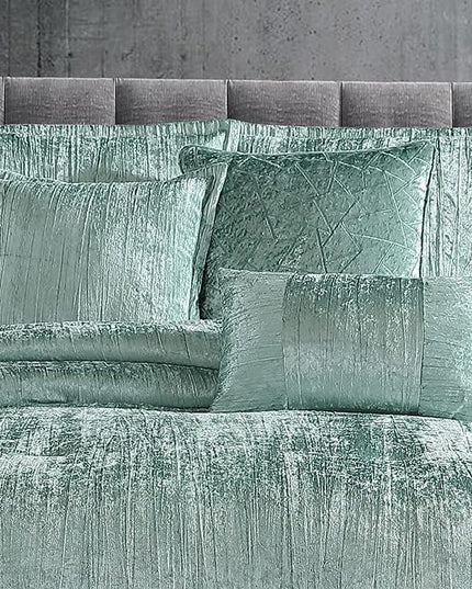 Riverbrook Home Turin Comforter Set, Queen, Spa, 7-Piece Set - LeafyLoom