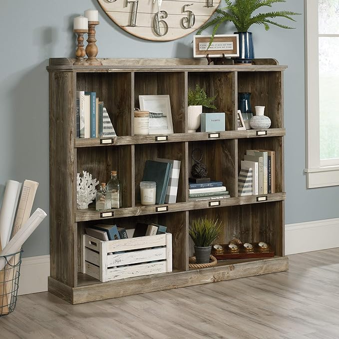 Sauder Granite Trace Bookcase/ Book Shelf, Rustic Cedar finish - LeafyLoom