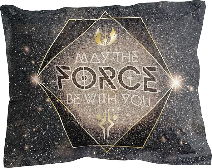 Jay Franco Star Wars The Clone Wars Ahsoka Force Full Comforter & Sham Set - Kids Super Soft Bedding - Fade Resistant Microfiber (Official Star Wars Product) - LeafyLoom