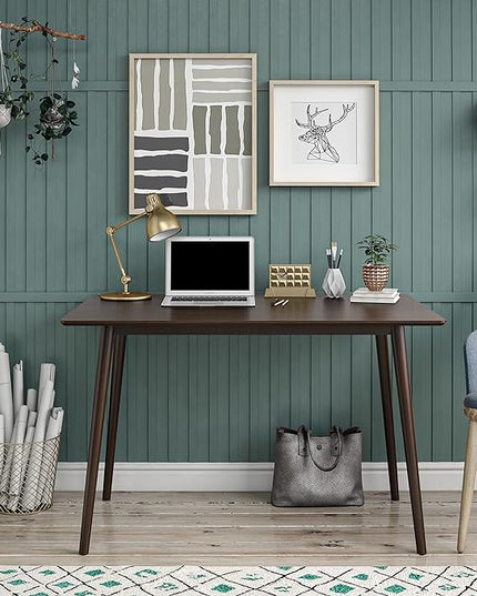 Novogratz Brittany, Walnut Desk - LeafyLoom