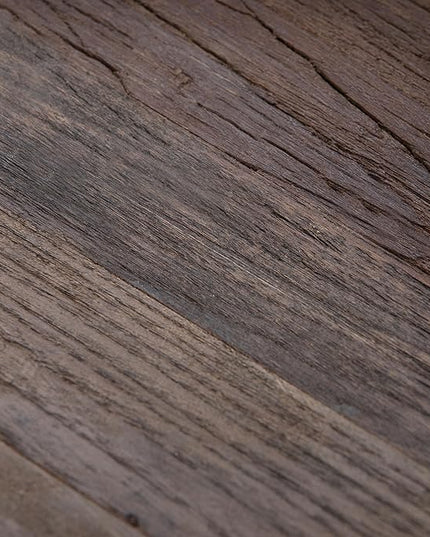 SIMPLIHOME Damien SOLID ELM WOOD 50 Inch Wide Console Table in Distressed Natural Elm, For the Living room, Entryway and Bedroom - LeafyLoom