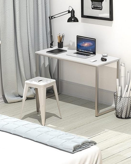 SHW Home Office 32-Inch Computer Desk, White - LeafyLoom