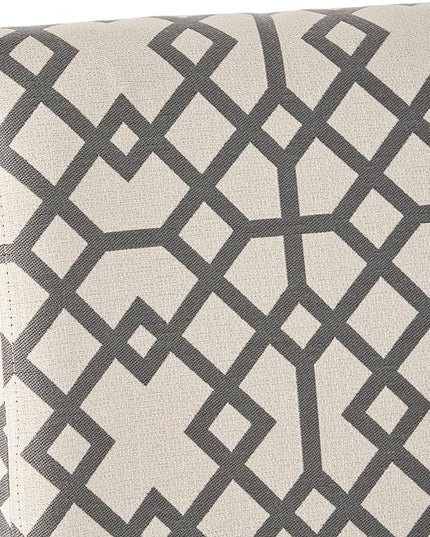 Christopher Knight Home Kassi Fabric Accent Chair, Grey Geometric Patterned - LeafyLoom