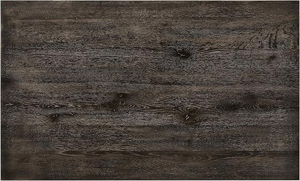 NicBex Dining Table Contemporary Kitchen Table Farmhouse Rustic Dining Table in Weathered Gray Rectangular Dining Table, Easy Assembly, Gray - LeafyLoom
