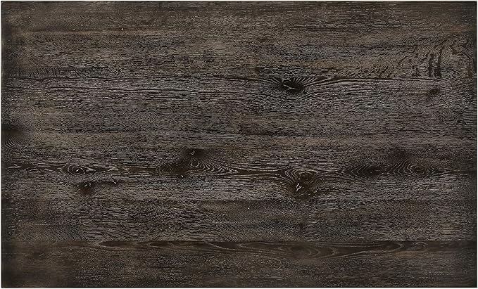 NicBex Dining Table Contemporary Kitchen Table Farmhouse Rustic Dining Table in Weathered Gray Rectangular Dining Table, Easy Assembly, Gray - LeafyLoom