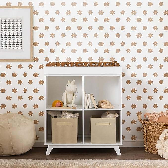 DaVinci Otto Convertible Changing Table and Cubby Bookcase in White - LeafyLoom