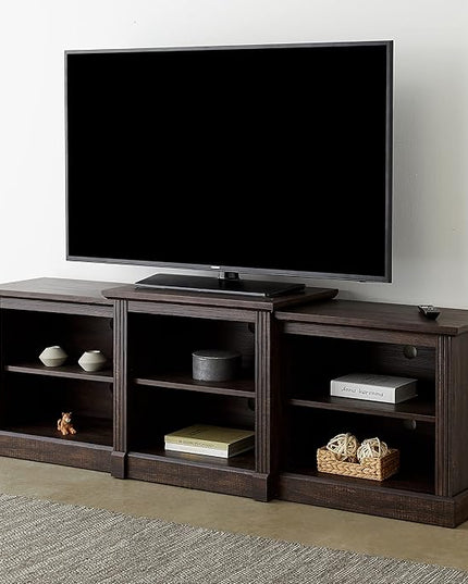 ROCKPOINT 70inch Classical TV Stand Storage Media Console Entertainment Center for TVs up to 80,Espresso - LeafyLoom