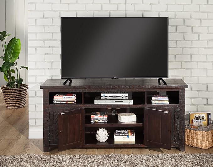 Martin Svensson Home Coffee Plantation 65" TV Stand, Espresso - LeafyLoom