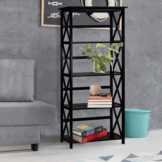 Casual Home Shelf Bookcase - LeafyLoom