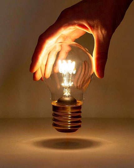 Suck UK | Cordless Light Bulb | USB Battery Powered Light Bulb | LED Edison Lamp For Bedroom | Battery Operated Light Bulb | Battery Light Bulb | Small Lamp & Cordless Table Lamps | Edison Bulb Lamp - LeafyLoom