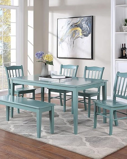 Boraam Colorado Shaker Dining Chairs, Set of 2-Walnut, 17" L x 21" W x 36" H, Aspen Valley - LeafyLoom