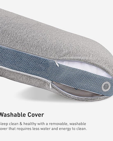 Bedgear Flow Performance Pillow - Size 2.0 - Soft Bed Pillows for All Sleep Positions - Maximum Breathability - Washable Cover- Back, Stomach, and Side Sleeper Pillow - 20" W x 26" L x 5.75" H - LeafyLoom