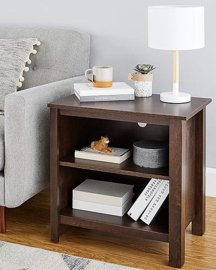 ROCKPOINT 70inch TV Stand Storage Media Console Entertainment Center,Espresso - LeafyLoom