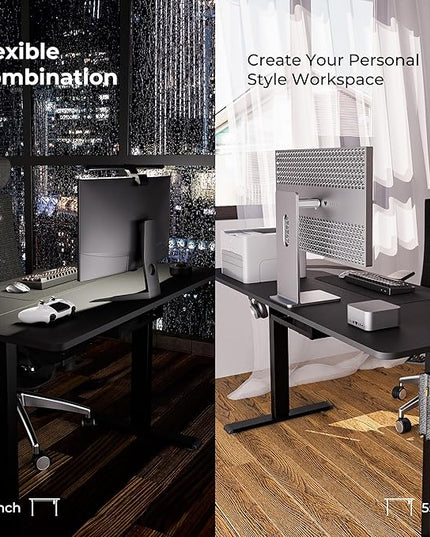 Electric Standing Desk - Adjustable Height with Memory Preset, 48 x 24 Inches Ergonomic Design Home Office Standing Desk - LeafyLoom