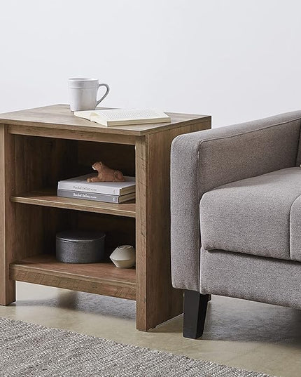 Rockpoint 70inch TV Stand Storage Media Console Entertainment Center, Rustic Oak - LeafyLoom