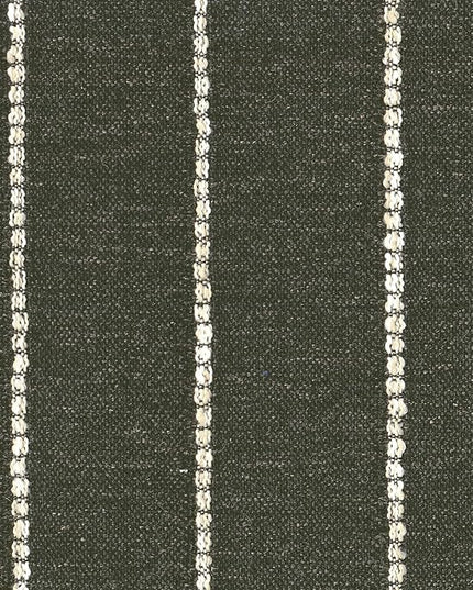 HomePop Classic Parsons Dining Chairs, Pack of 2, Black with Boucle Stripe - LeafyLoom