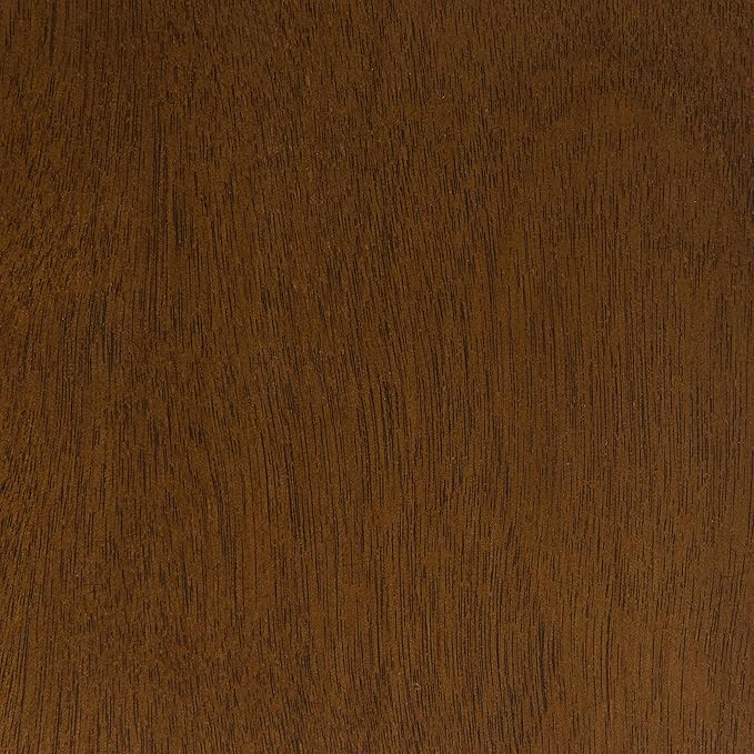 Finch Darren Home Office Drawer Mid Century Accent Desk, 43 Inch Wide Simple Modern Study Table, Walnut Brown - LeafyLoom