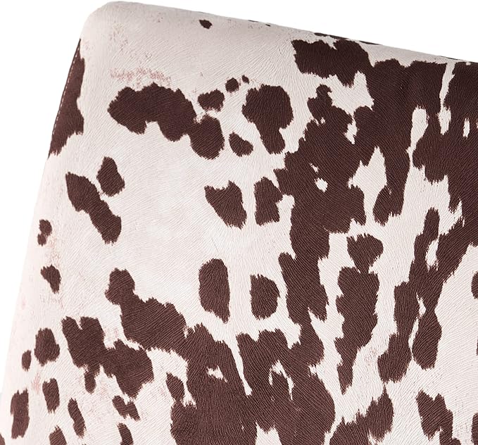 Christopher Knight Home Kassi Fabric Accent Chairs, 2-Pcs Set, Milk Cow - LeafyLoom