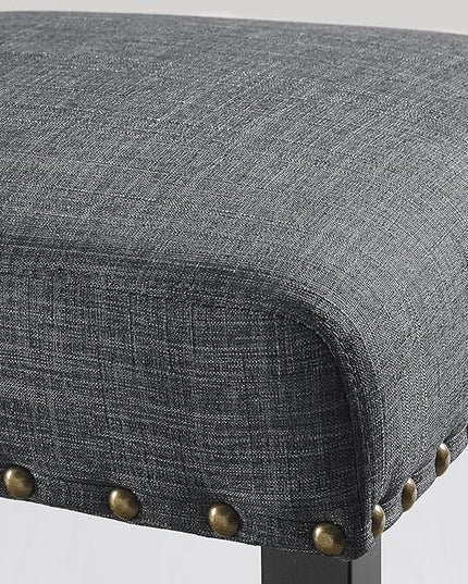 NicBex Haerin-SD-00138-LWJ Dining Chairs, 24.8"x18.3"x38", Gray - LeafyLoom