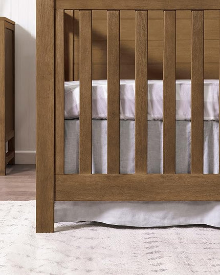 DaVinci Fairway 4-in-1 Convertible Crib in Stablewood, Greenguard Gold Certified - LeafyLoom