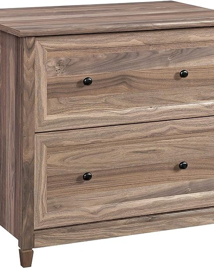 Sauder County Line Dresser, L: 33.31" x W: 23.47" x H: 29.37", Washed Walnut Finish - LeafyLoom