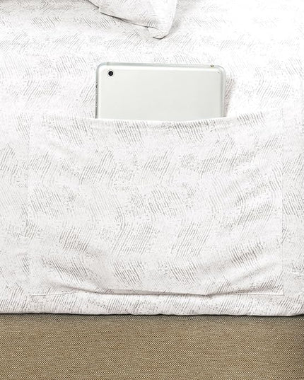 Elegant Comfort Softest and Coziest 6-Piece Sheet Set - 1500 Premium Hotel Quality Microfiber - Deep Pocket, Wrinkle Resistant 6-Piece Wave Pattern Bed Sheet Set, Queen, Wave Beige - LeafyLoom