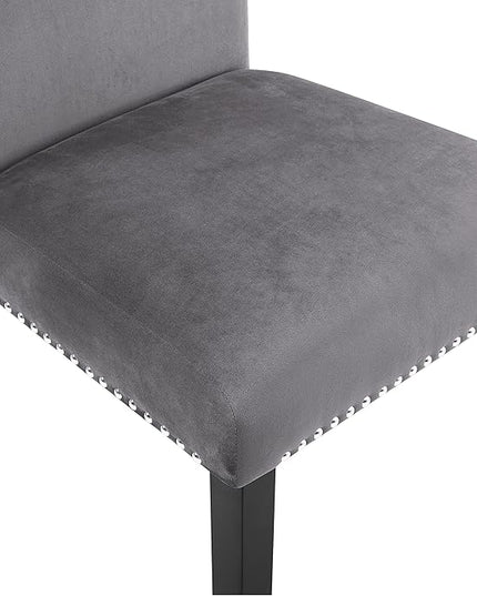 NicBex Haerin-SD-00165-LWJ Dining Chairs, 19"x22.6"x38.3", Gray - LeafyLoom