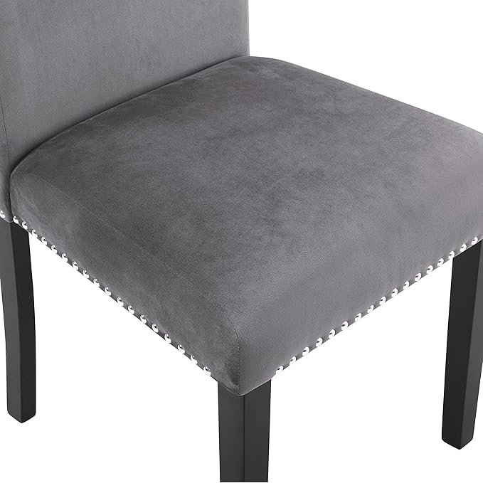 NicBex Haerin-SD-00165-LWJ Dining Chairs, 19"x22.6"x38.3", Gray - LeafyLoom