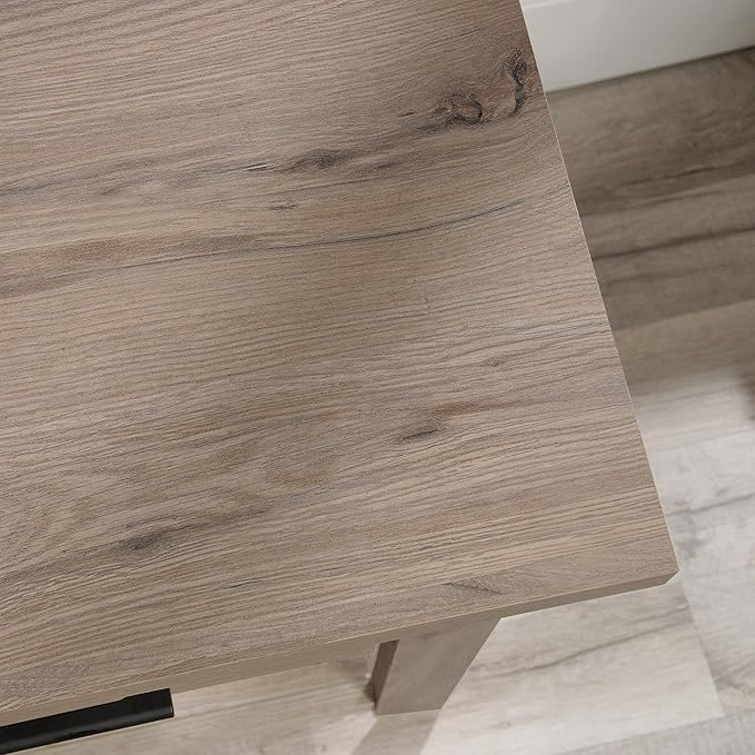 Sauder Summit Station Desk, L: 52.09" x W: 19.29" x H: 29.02", Laurel Oak finish - LeafyLoom