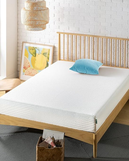 ZINUS 8 Inch Green Tea Essential Memory Foam Mattress, Queen, Mattress in A Box, Affordable Mattress, CertiPUR-US Certified - LeafyLoom