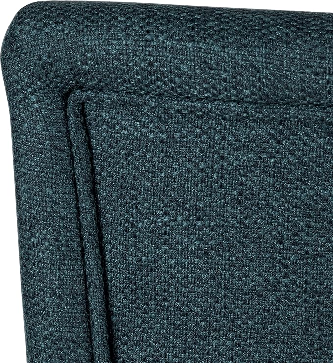 HomePop Parsons Classic Upholstered Accent Dining Chair, Set of 2, Navy - LeafyLoom