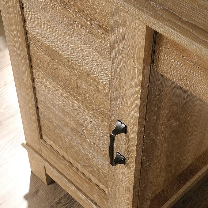 Sauder Garden Villa Desk, L: 59.06" x W: 20.71" x H: 29.80", Orchard Oak Finish - LeafyLoom