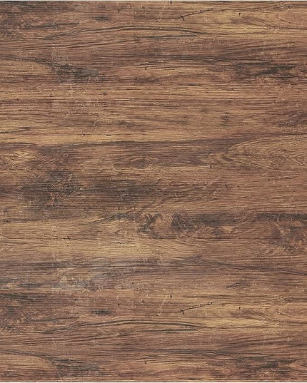 Lavish Home 80 BLT-SHF All-in-One Computer Desk with Shelves for Home Office, Bedroom, or Craft Table, Rustic Brown & Black - LeafyLoom