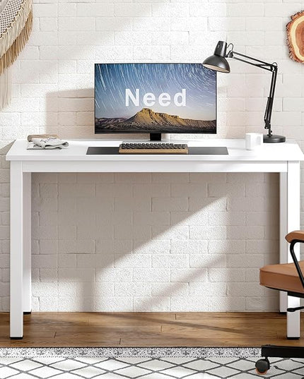 Need Small Computer Desk - 39 3/8'' Inches Heavy Duty Writing Desks, Simple Laptop Corner Table for Home Office,Dormitory AC3DW10060 - LeafyLoom