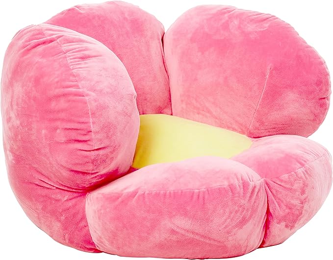 Trend Lab Flower Toddler Chair Plush Character Kids Chair Comfy Furniture Pillow Chair for Boys and Girls, 21 x 19 x 19 inches - LeafyLoom
