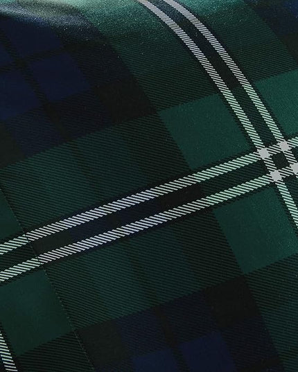 MI ZONE Cozy Comforter Set Cabin Lifestyle Plaid Design All Season Bedding Matching Shams, Decorative Pillow, Twin/Twin XL, Brody Blue 3 Piece, Green/Navy - LeafyLoom