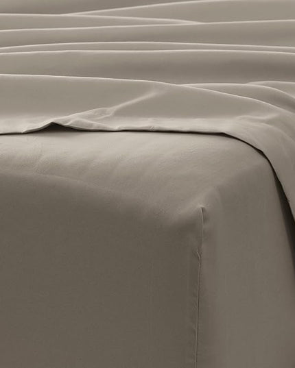 Linen Market Bed Sheets for Twin Size Bed (Taupe) - Sleep Better Than Ever with These Soft and Cooling Twin Sheets - Deep Pocket Fits 16" Thick Beds - 3 Piece Twin Sheet Set - LeafyLoom